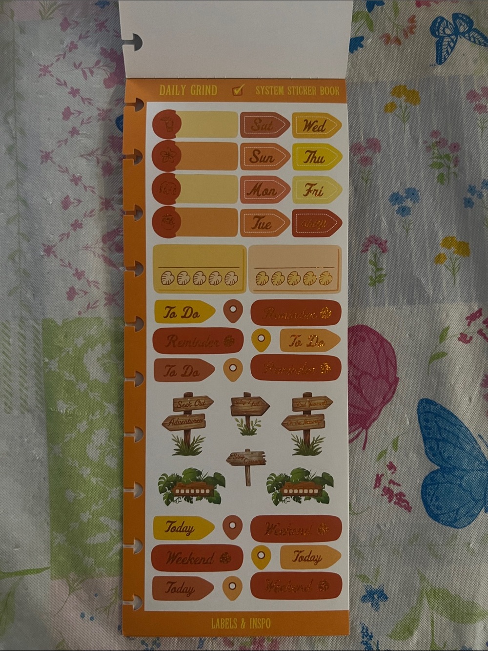 Daily Grind Planner- Adventure System Sticker Book - Picture 11 of 13